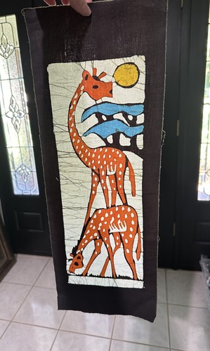 Vtg lrg african - lrg, hand