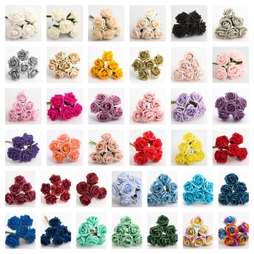 5cm foam roses bunch - foam,