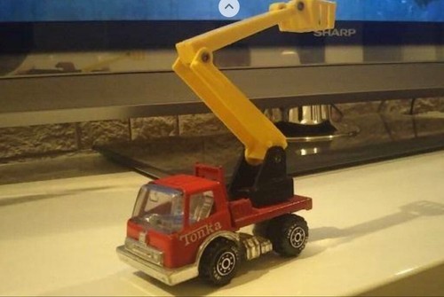 Tonka mini car crane - car, truck