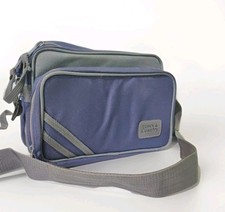 Retro Town & Country Medium Camera Carry Case Shoulder Bag Blue