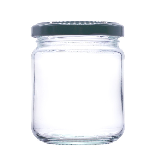 Round glass jam jars - round, 228ml