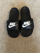 Nike Sliders Kids Black Pool Shoes, Size 5