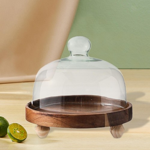 Cake stand with glass dome - stand,