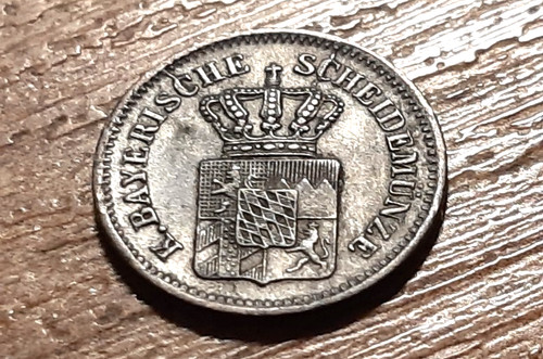 Old silver coin 1862 - old,