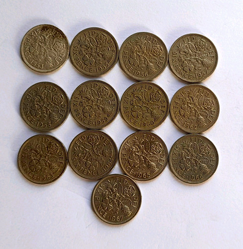 British elizabeth sixpence - british, ii