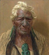 Atama paparangi tattooed maori - paparangi,