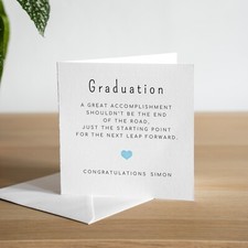 Personalised Graduation Card