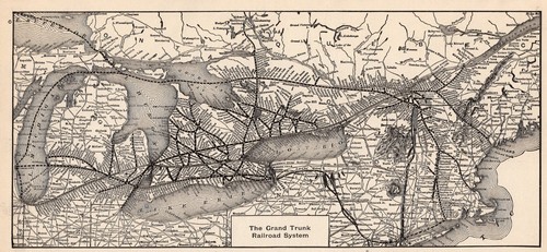1914 antique grand trunk - 1914,