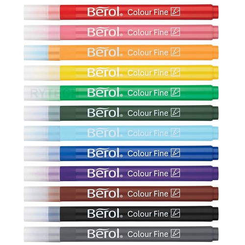 Berol colour fine felt tip - berol,