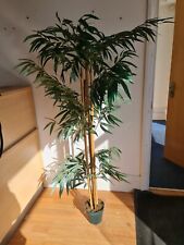 Artificial Fake Bamboo Plant with Plastic Planter Pot Approx 5ft  150cm