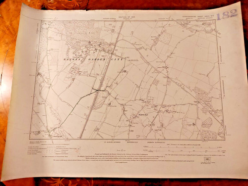 Original 1925 map - original, os