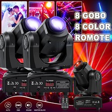 4/2X 150W LED Gobo Moving Head Stage Lighting DMX RGBW Beam Disco DJ Spot Light