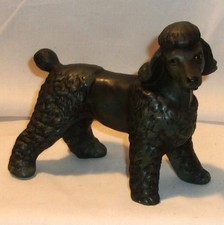 VINTAGE DARK GRAY POODLE DOG