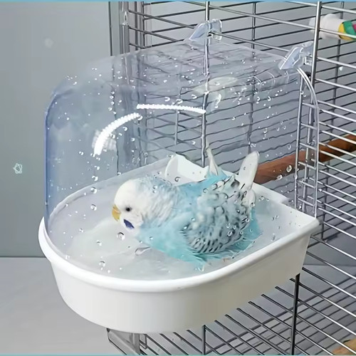 Bird bath tub for parrots - bath,