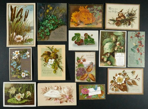 Antique scraps cards - scraps,