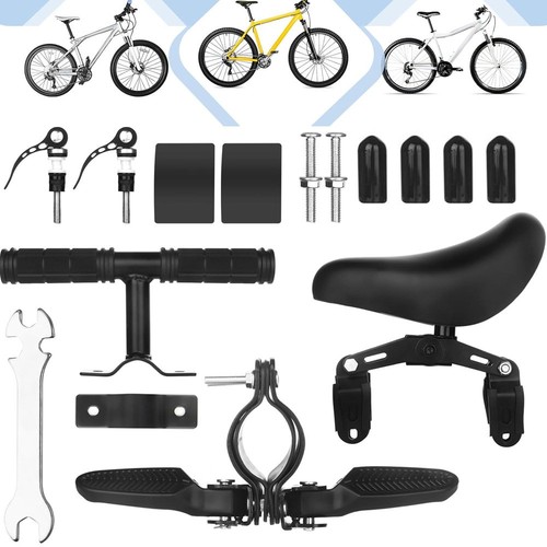 Black mountain bike child seat - bike,