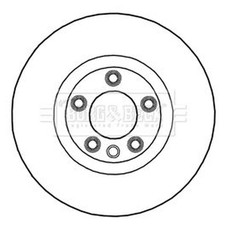 Borg & Beck Vented Brake Disc