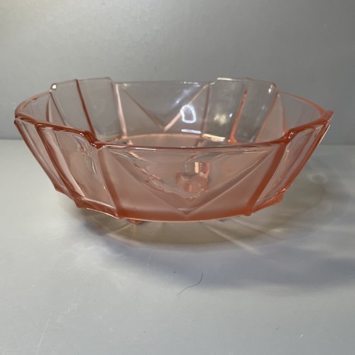 Vintage art deco pink - pink, pressed