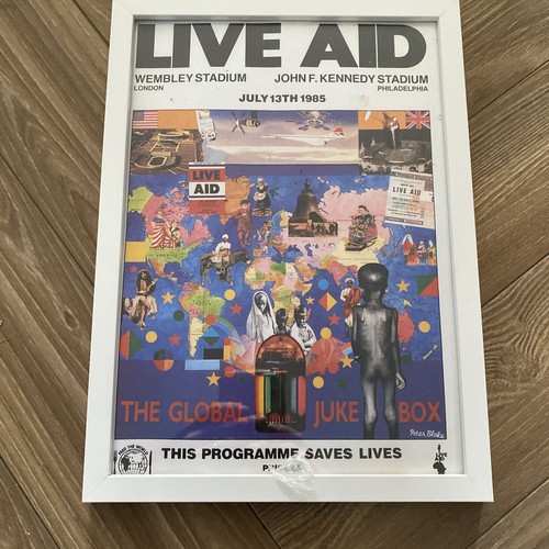 Live aid programme 1985 framed - 1985,