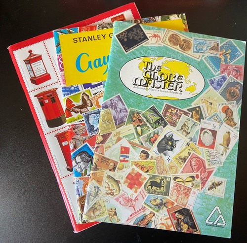 Old stamp collecting - old, albums