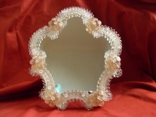 VINTAGE ITALIAN, MURANO GLASS MIRROR, MIDDLE 20th CENTURY