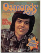 Osmonds World Donny Magazine