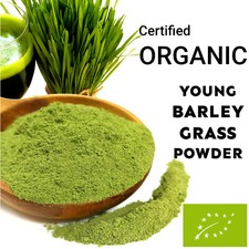 Super Green ORGANIC Young Barley Grass Powder Superfood Chlorophyll Juice