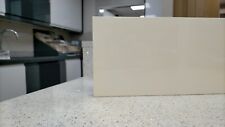 2x Cream Gloss MDF Plinth