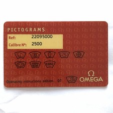 Omega Pictogram Card Seamaster