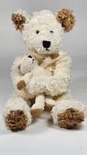 John Lewis Pappa Bear With Baby Teddy Bear Soft Plush 11"