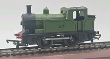 VINTAGE TRIANG R355G OO GAUGE INDUSTRIAL SHUNTER LOCO NO 27 GREEN 0-4-0 UNBOXED