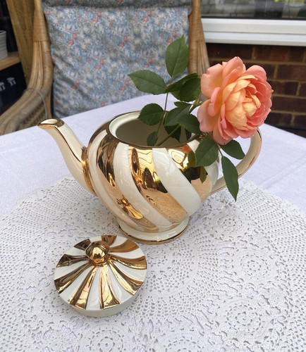 Vintage sadler gold cream - gold,