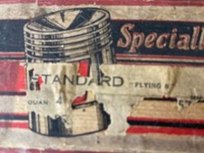 Vintage NOS . Standard Flying 8.  1939-41 Set of 4 pistons +0.030