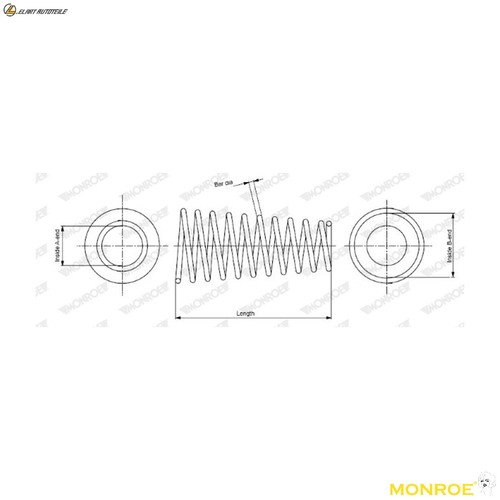 Suspension spring sp3770 for - suspension,