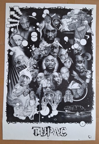 Tupac original 2007 poster - original,