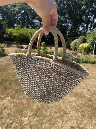 Mango sequin straw - mango,