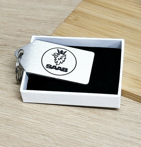 Saab style keyring - saab, key