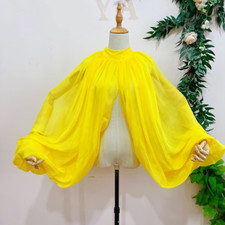 Chiffon Wedding Cloaks Puffy