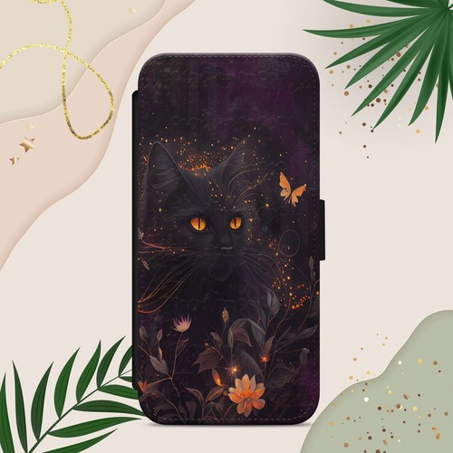 Black cat witch night gift - cat,