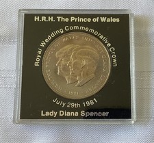1981 Prince Charles and Lady Diana Spencer Royal Wedding Commemorative Crown