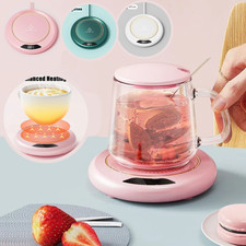 SMART USB COFFEE MUG WARMER TEA MILK CUP HEATER PAD HEATING PLATE OFFICE HOME UK