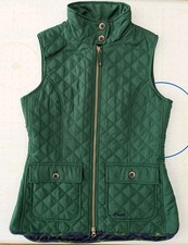 Women’s Musto Quilted Green Vest Gilet Jacket Size UK 12 VGC