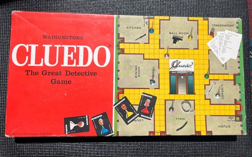 Waddingtons cluedo board game - waddingtons,