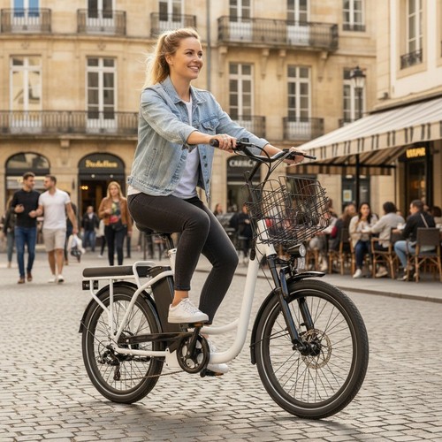 Electric scooter with built - with, built-in