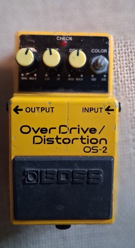 Boss overdrive distortion - os-2, overdrive/distortion