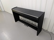 Roland F120R compact slim size Digital Piano in black finish stock # 25440