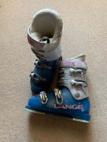Lange girls blue ski - boot, with