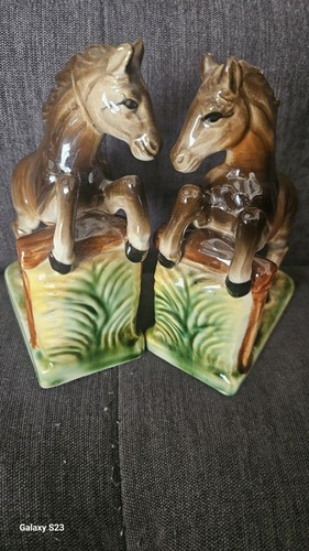 Vintage 1950s ceramic horse - vintage,