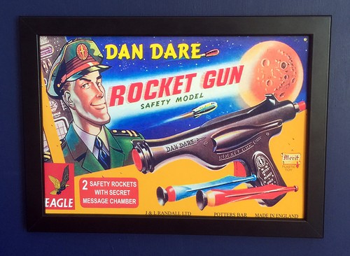 Dan dare 1950 rocket - rocket, gun