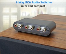 2-Way RCA Stereo Audio Switch